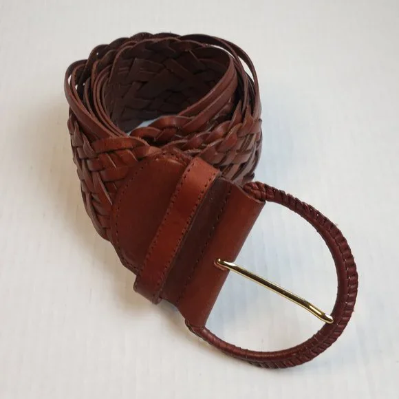 Harold\'s Woven Genuine Leather Belt s-l400.jpg main image 4